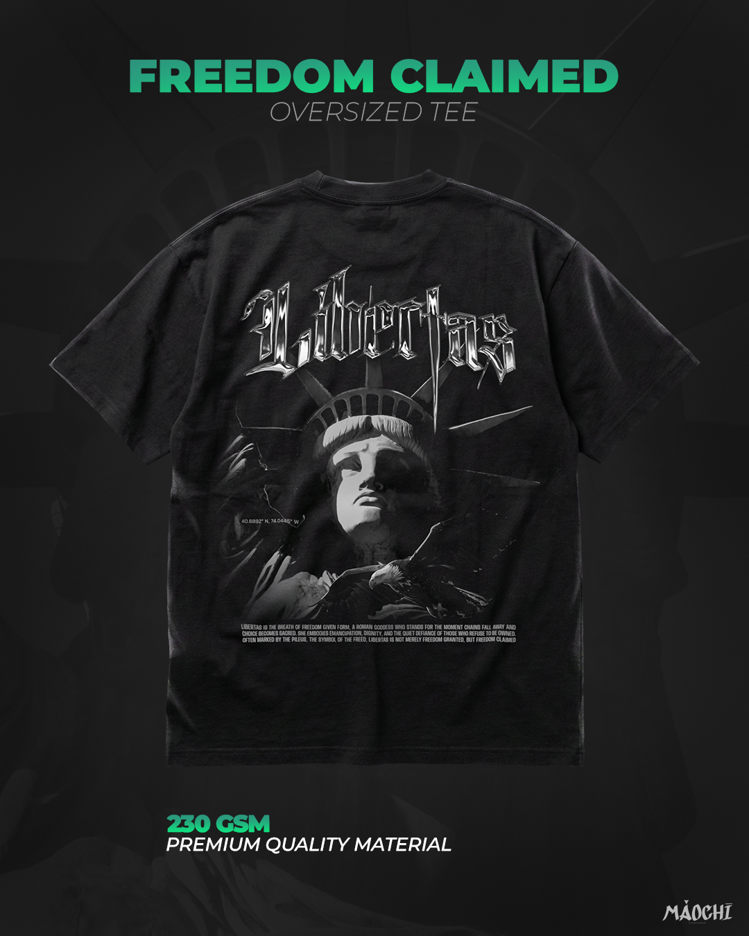 Freedom Claimed Oversized Tee