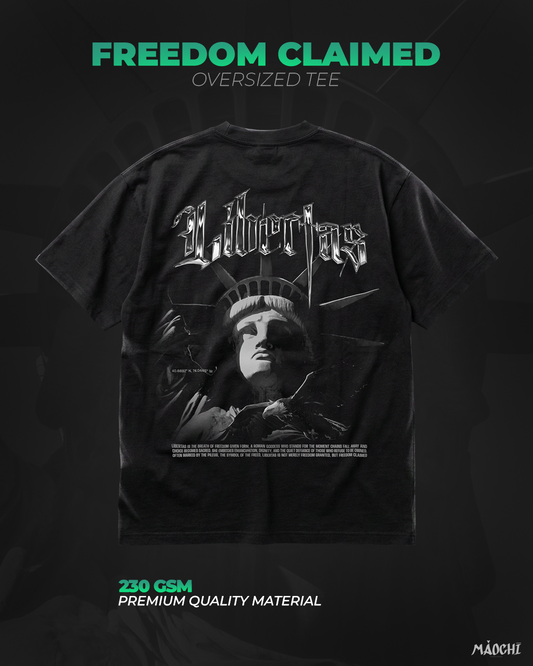 Freedom Claimed Oversized Tee